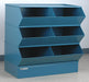 J4613 Sectional Bin Unit 6 Blue 38-5/8 in H