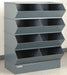 J4614 Sectional Bin Unit 8 Gray 49-1/2 in H