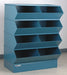 J4614 Sectional Bin Unit 8 Blue 49-1/2 in H