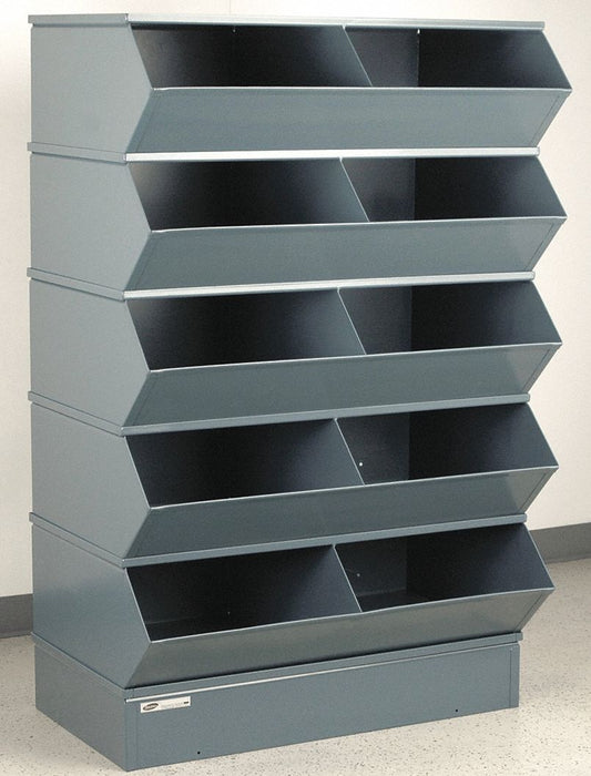 J4615 Sectional Bin Unit 10 Gray 60-3/8 in H