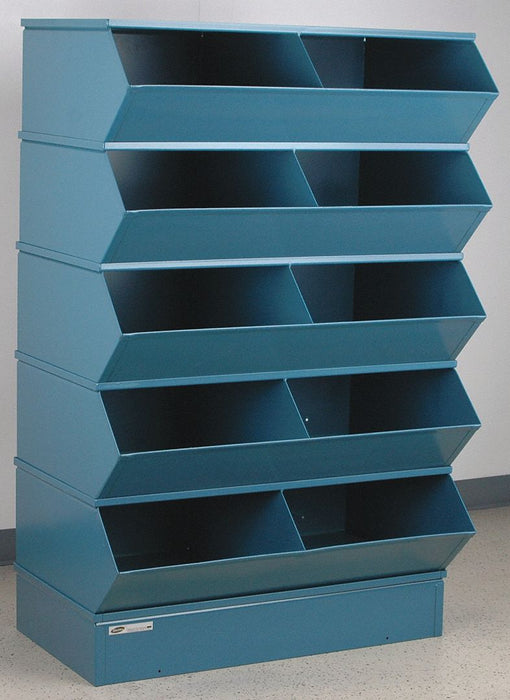 J4615 Sectional Bin Unit 10 Blue 60-3/8 in H