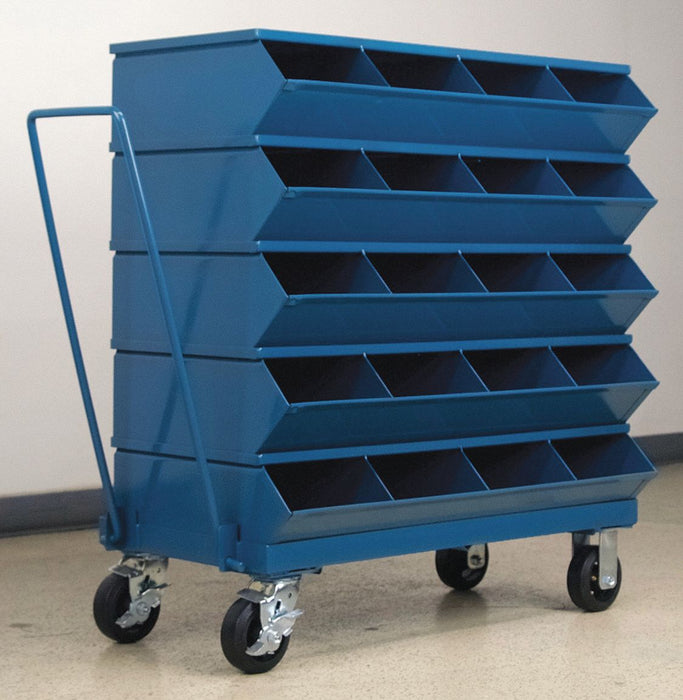 Sectional Bin Unit 20 Blue 40 in H