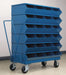 Sectional Bin Unit 24 Blue 46-7/8 in H