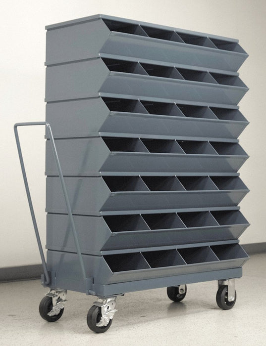 J4618 Sectional Bin Unit 28 Gray 53-3/4 in H