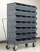 J4618 Sectional Bin Unit 28 Gray 53-3/4 in H