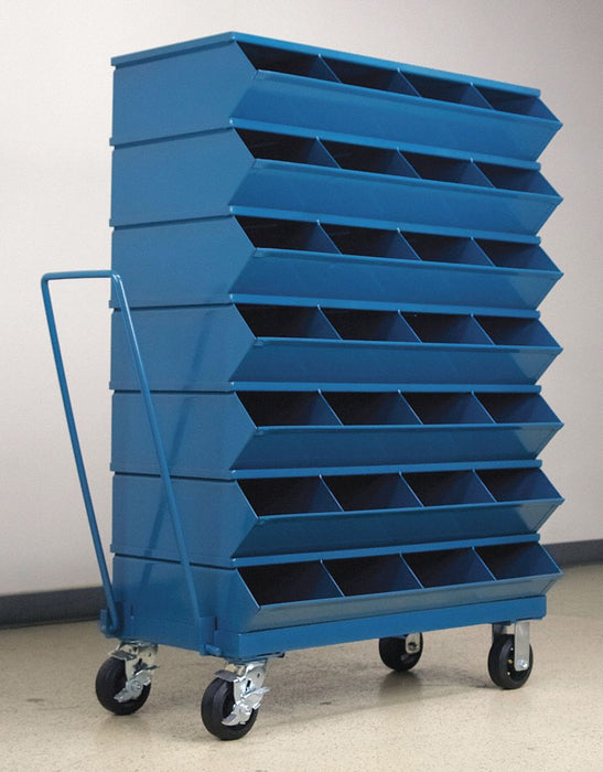 J4618 Sectional Bin Unit 28 Blue 53-3/4 in H