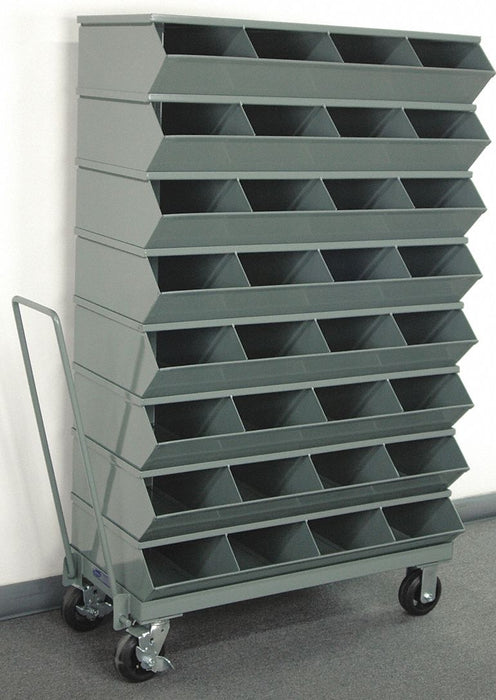 J4619 Sectional Bin Unit 32 Gray 60-5/8 in H