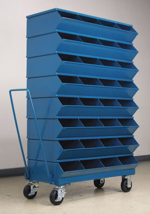J4619 Sectional Bin Unit 32 Blue 60-5/8 in H