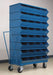 J4619 Sectional Bin Unit 32 Blue 60-5/8 in H