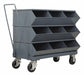 Sectional Bin Unit 9 Gray 32 in H