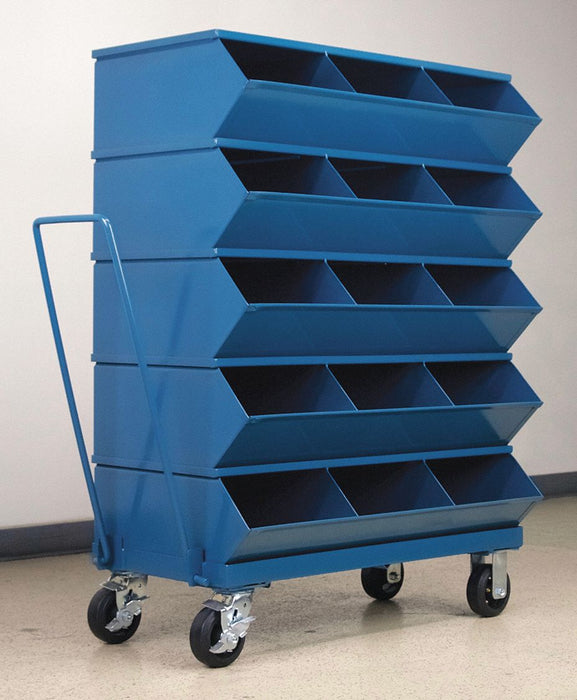 J4622 Sectional Bin Unit 15 Blue 49-3/4 in H
