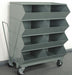 Sectional Bin Unit 8 Gray 48-1/4 in H