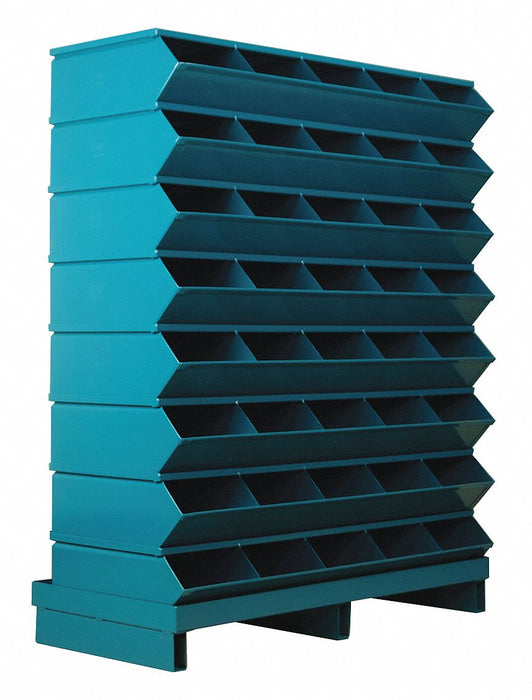 Sectional Bin Unit 40 Blue 46-1/2 in H