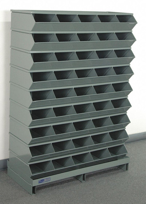 Sectional Bin Unit 45 Gray 52 in H