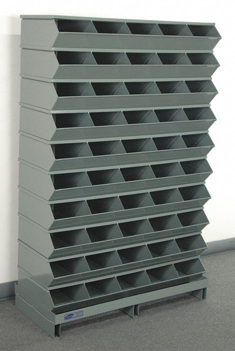 J4631 Sectional Bin Unit 50 Gray 57-1/2 in H