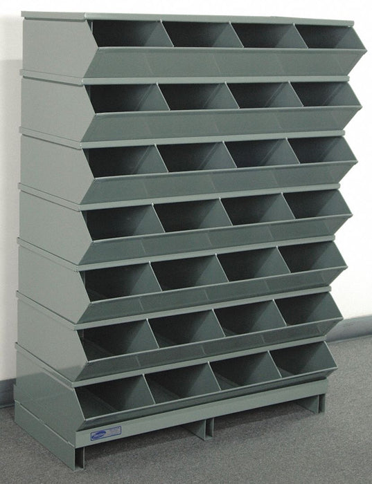 Sectional Bin Unit 28 Gray 50-7/8 in H