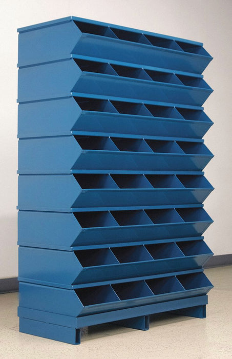 J4635 Sectional Bin Unit 32 Blue 57-3/4 in H