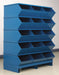 Sectional Bin Unit 15 Blue 46-7/8 in H