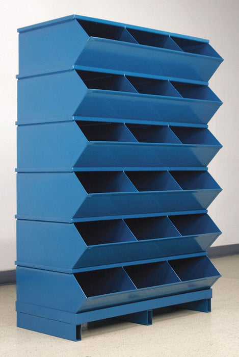 J4638 Sectional Bin Unit 18 Blue 55-3/4 in H
