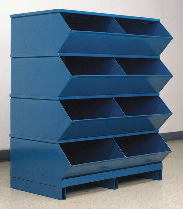 Sectional Bin Unit 8 Blue 46 in H