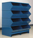 Sectional Bin Unit 8 Blue 46 in H