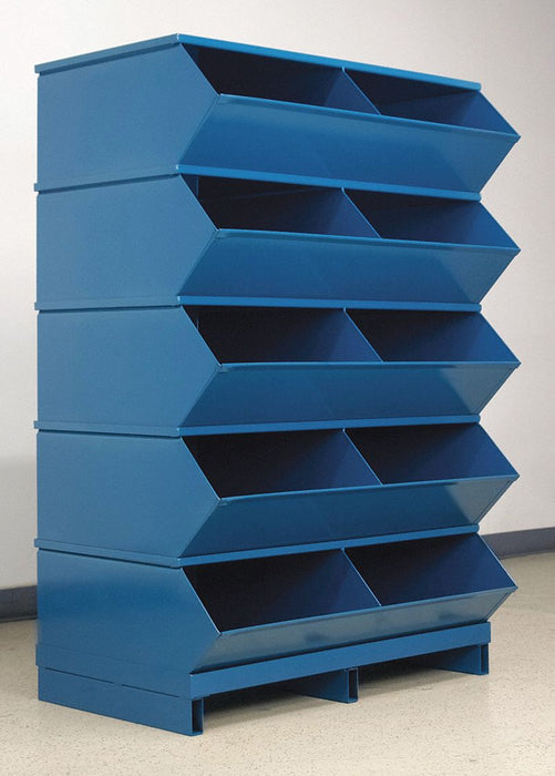 J4641 Sectional Bin Unit 10 Blue 50 in H