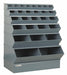 Sectional Bin Unit 28 Gray 53 in H