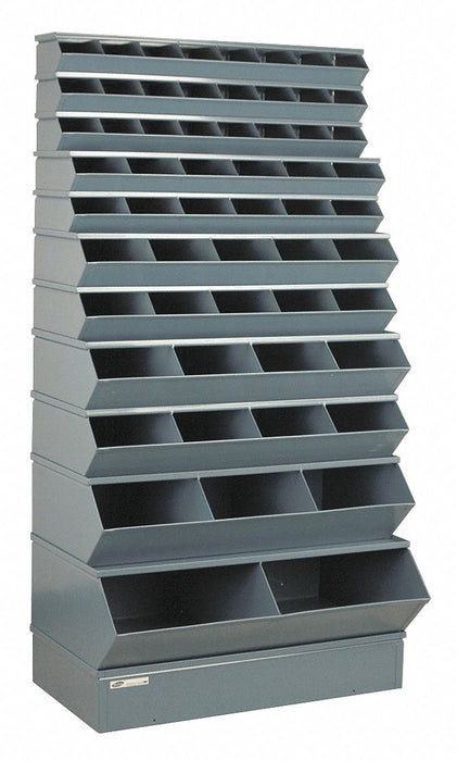 Sectional Bin Unit 59 Gray 76 in H