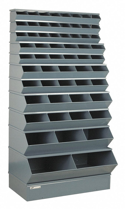 Sectional Bin Unit 59 Gray 76 in H