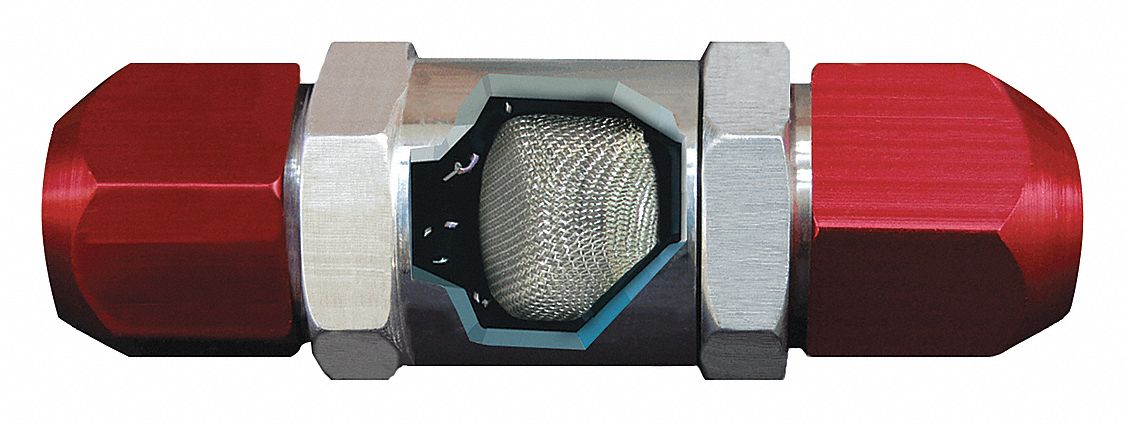 A/C High Side Filter 4 in O.D. SAE