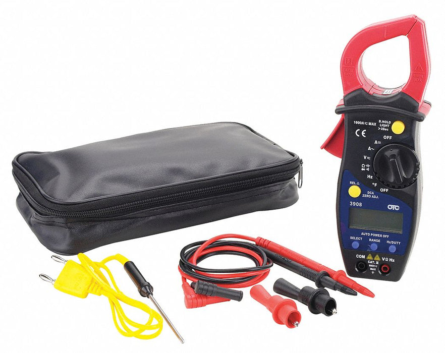Clamp Meter Kit 1-17/64 in Jaw Digital