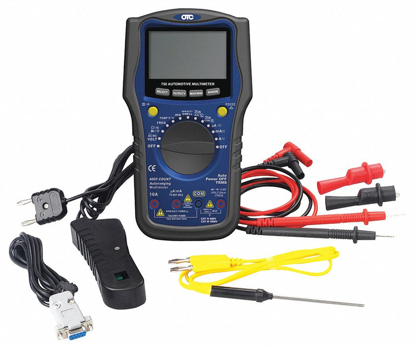 Digital Multimeter Backlit LCD Full Size