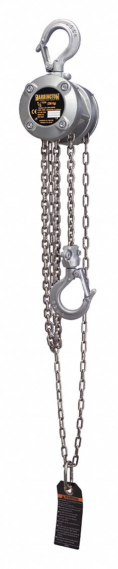 K9018 Mini Chain Hoist 500 lb Lift 10 ft.
