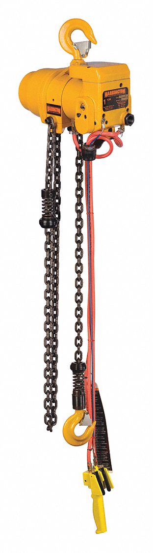 Air Chain Hoist TCR 10 ft Lift 37 fpm