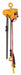 Air Chain Hoist Push Trolley 1000 lb.