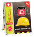 Hard Hat I.D Yllw 1/2in.Hx2-3/4in.W PK25