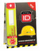 Hard Hat I.D Yllw 3/4in.Hx3-1/4in.W PK25