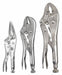 Locking Plier Sets Plain Grip 3 Pcs
