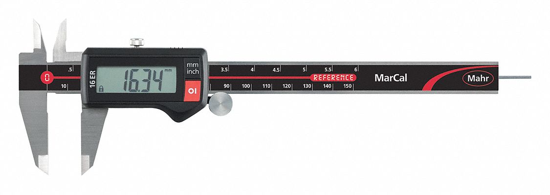 Digital Caliper 40mm Jaw 0 to 6 in.Range