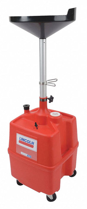Portable Oil Drain Plastic 18 gal.