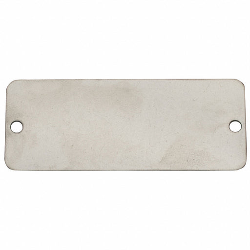 Tag Silver Aluminum 1-1/2inH 3inW PK100