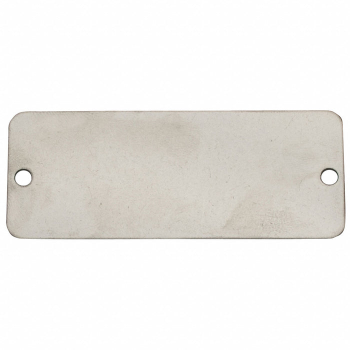 Tag Silver Aluminum 1-1/2inH 3inW PK100