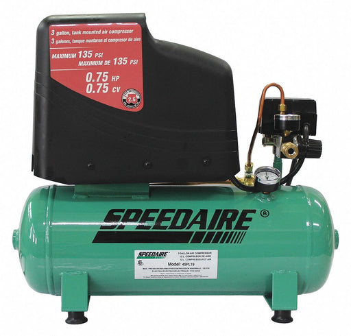 Portable Air Compressor 3 gal Hot Dog