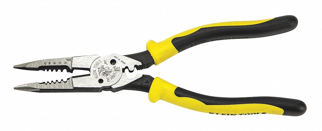 All Purpose Pliers w/Crimper 8-3/8 in L