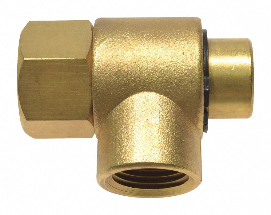 Swivel 90 Deg Steel 3/8 in FNPT Inlet