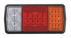 Stop/Turn/TailLight Rectangula Amber Blk