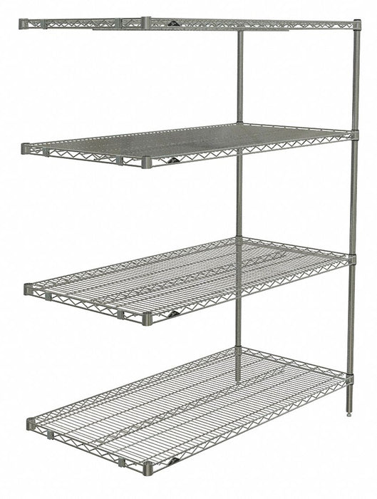 Wire Shlv Unit Cap 500 lb 24inx74inx48in