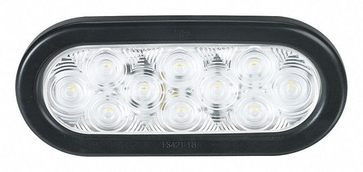 Back Up Lamp Oval Clear 6-3/8 L
