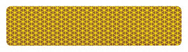 Reflective Tape Yellow 9 in L 2 in W