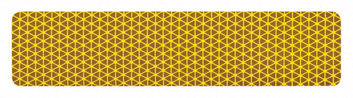 Reflective Tape Yellow 9 in L 2 in W